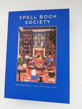 NEW IN BOX Hobbry "Spell Book Society" Witches Library 1000-Piece Puzzle